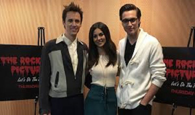 Victoria Justice Wears Rock T-shirt